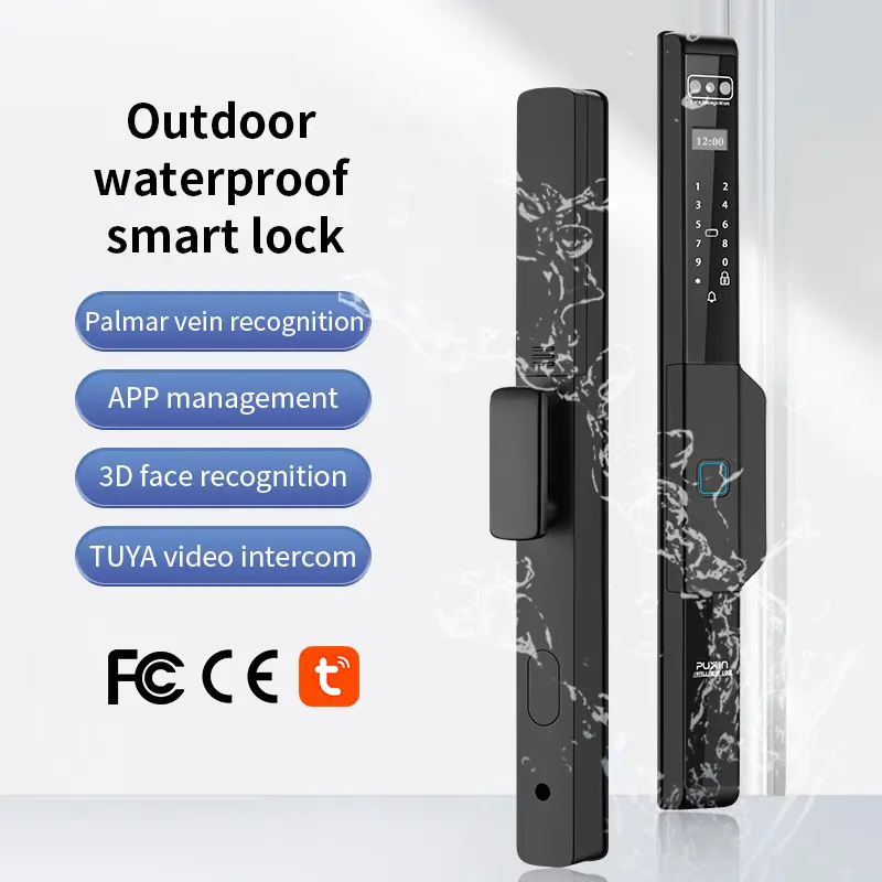 Nøkkelfri dørlås i aluminium